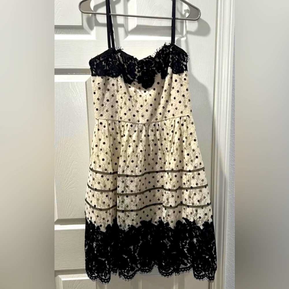 Betsey Johnson Polka Dot Party Dress Size 10